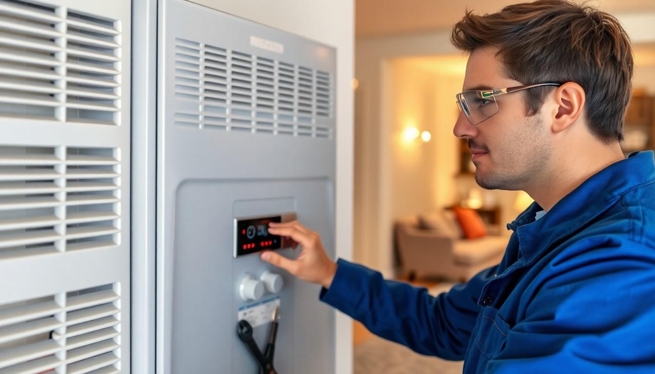Clean Central Heating System cost in San Antonio