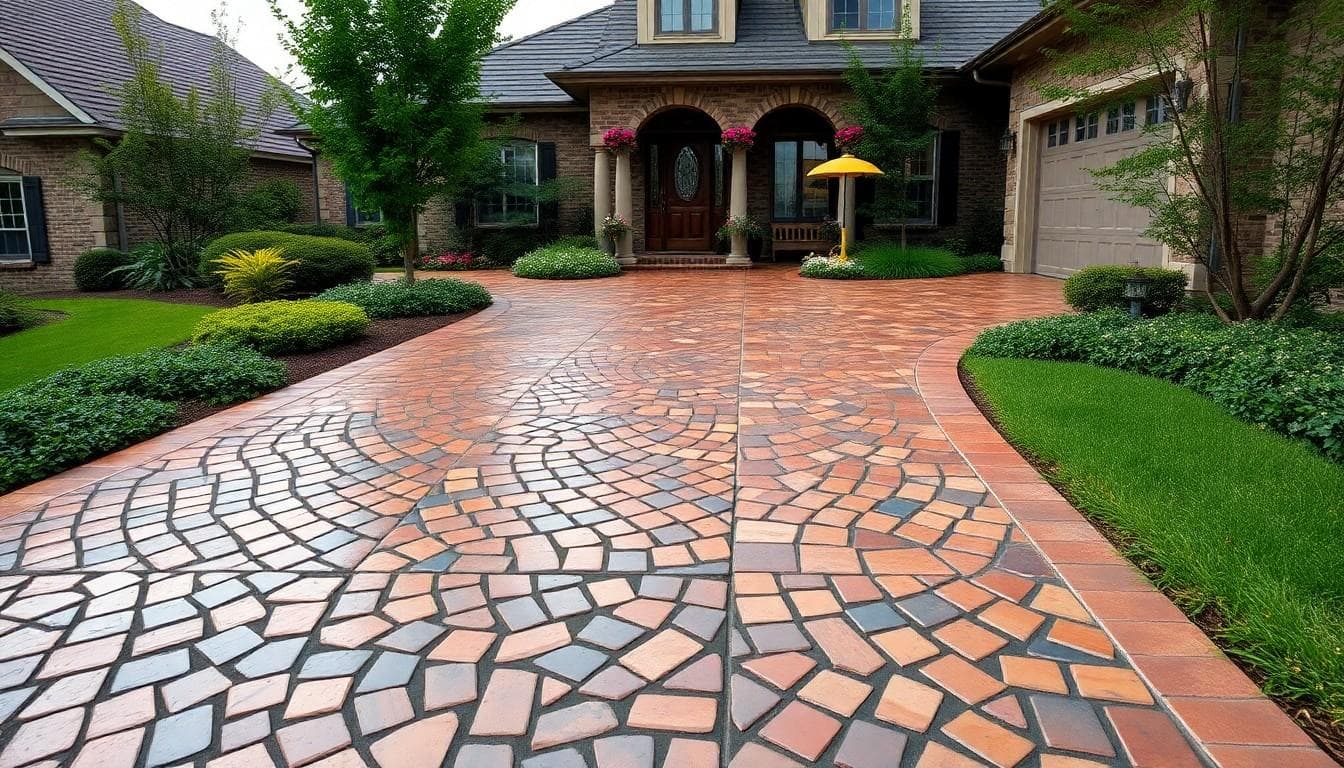 Decorative Concrete Driveway cost guide