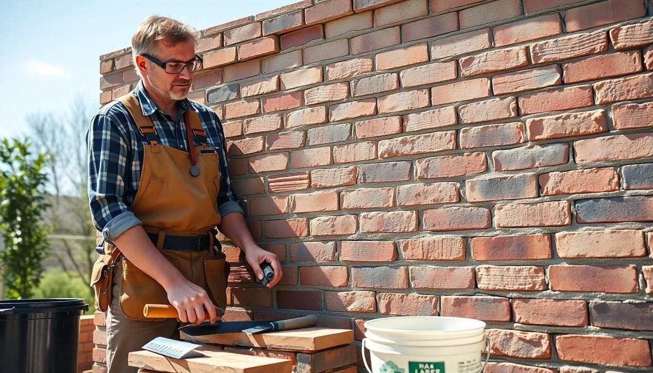 Install Basic Veneer Brick Wall cost guide