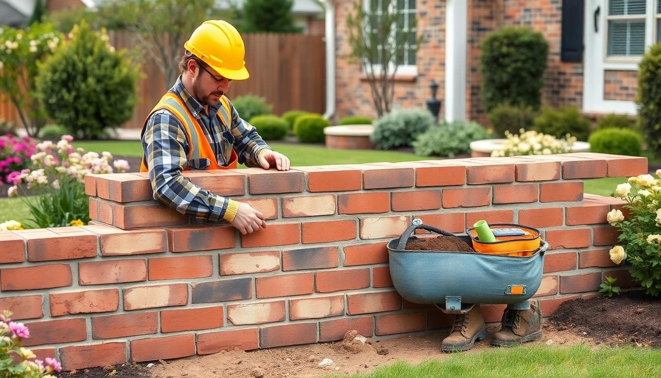 Install Double Width Brick Wall cost guide