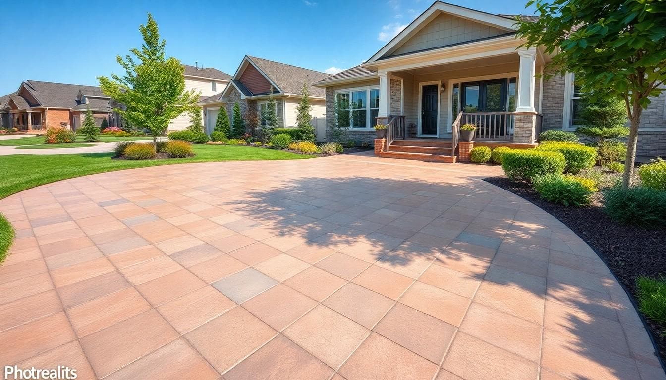 Patterned Concrete Driveway cost guide