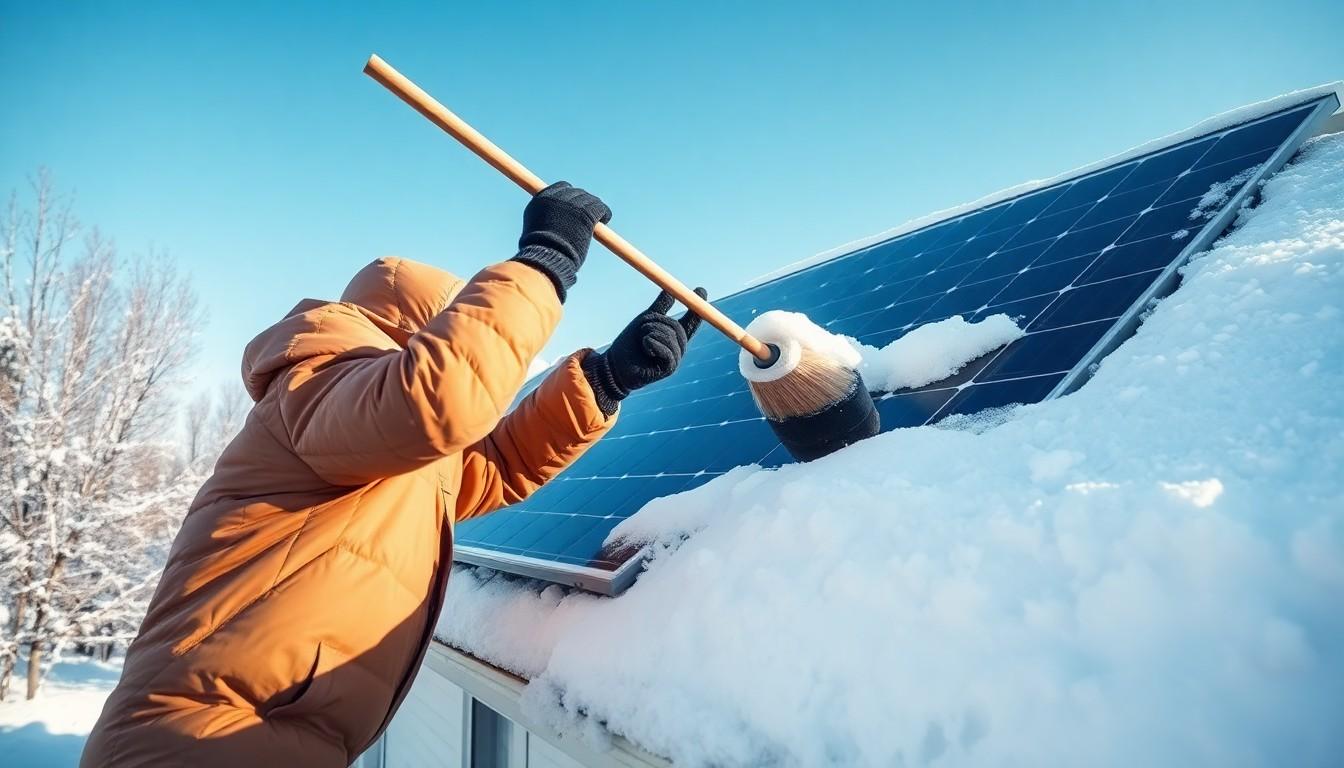 Remove Snow From Solar Panels cost guide