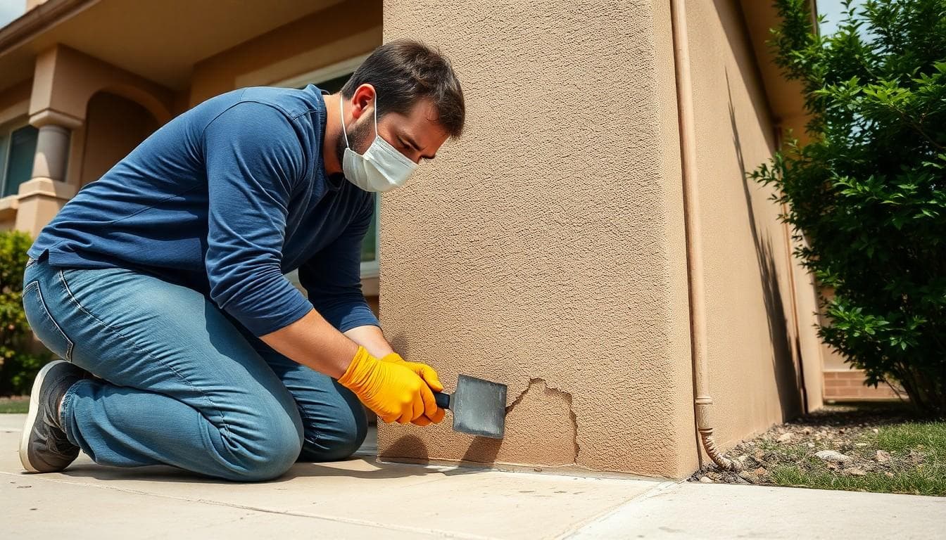 Repair Stucco Crack cost guide